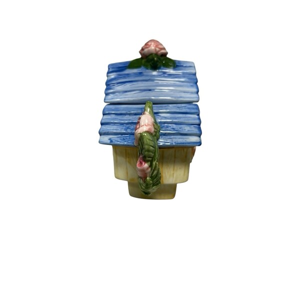 Mini Teapot Floral Bird House Ceramic Unique Spring Summer - Picture 13 of 14